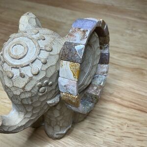 Ocean Jasper Soft Bangle Small